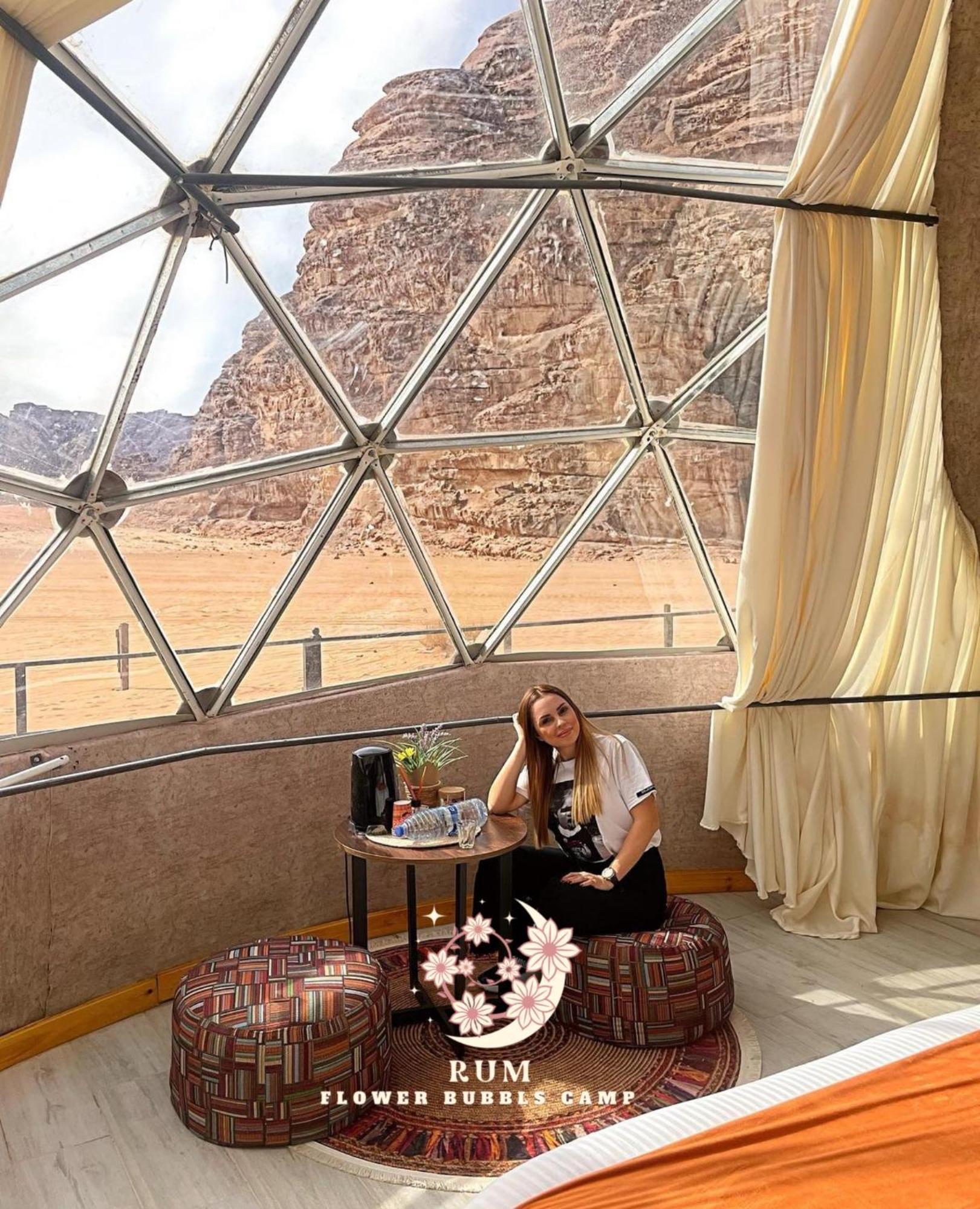 Rum Flower Bubbles Luxury Camp Wadi Rum Exterior foto